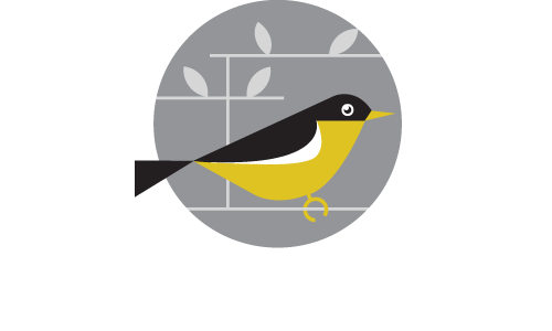 Larkwood Logo Centered, White